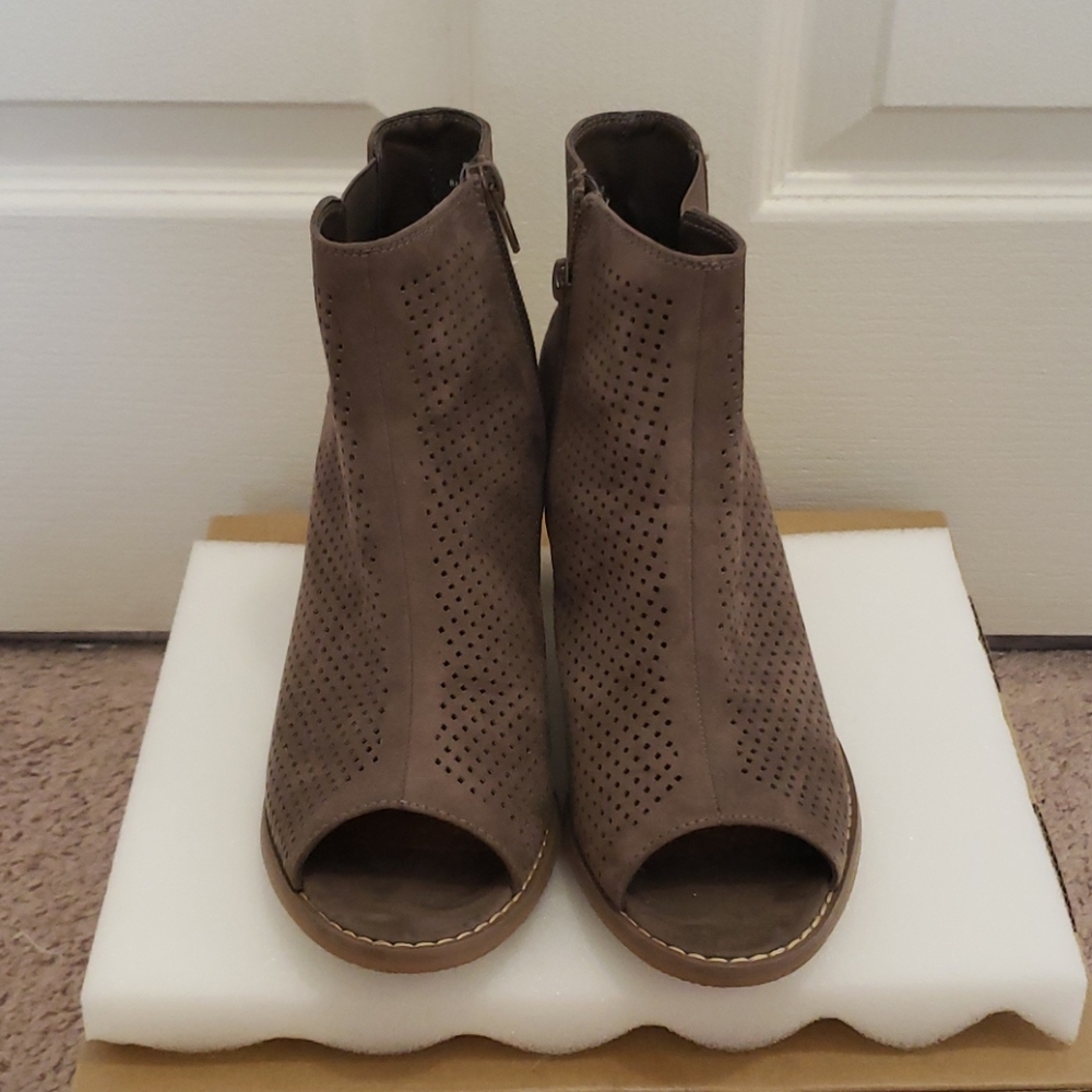 Peep Toe Booties